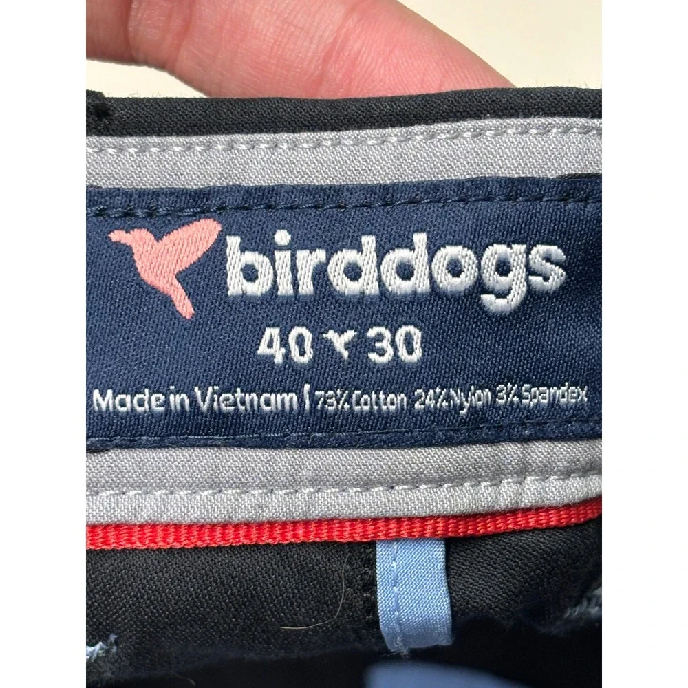 BirdDogs Mens Black‎ Comfort Stretch Chino Pants Size 40x30 Casual Dress Work